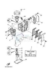 6C drawing CYLINDER--CRANKCASE