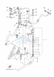 MT-07 MTN690-U (BHH1) drawing REAR MASTER CYLINDER