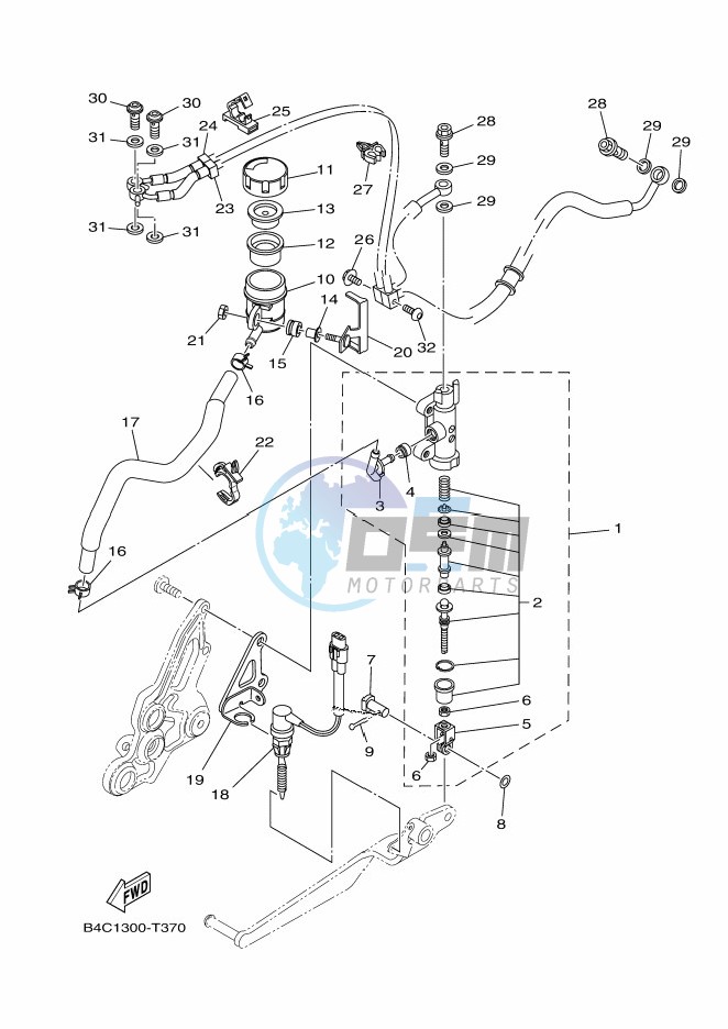 REAR MASTER CYLINDER