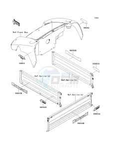 KAF400 A [MULE 610 4X4] (A1) A1 drawing DECALS