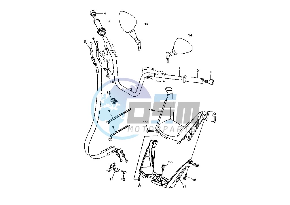 STEERING HANDLE -CABLE