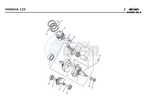 RS2 NAKED PRO 125 drawing T02  CRANKSHAFT