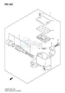 AN400 ABS BURGMAN EU drawing FRONT MASTER CYLINDER