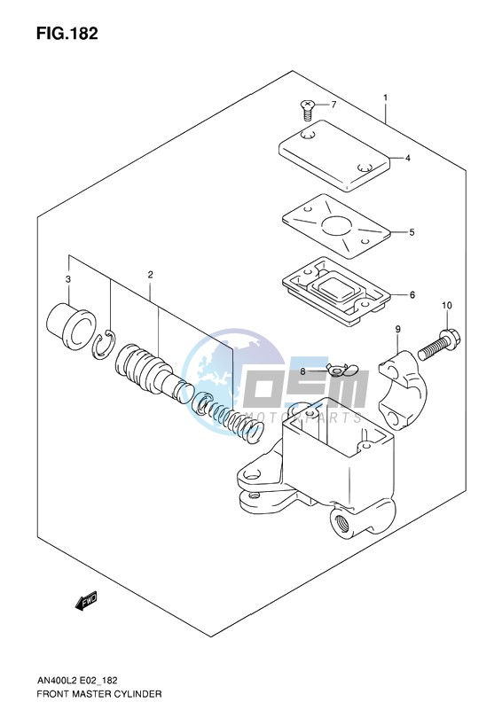 FRONT MASTER CYLINDER