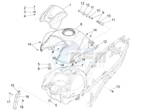 RS 50 RS4 50 2T E4 (APAC, EMEA) drawing Tank cover