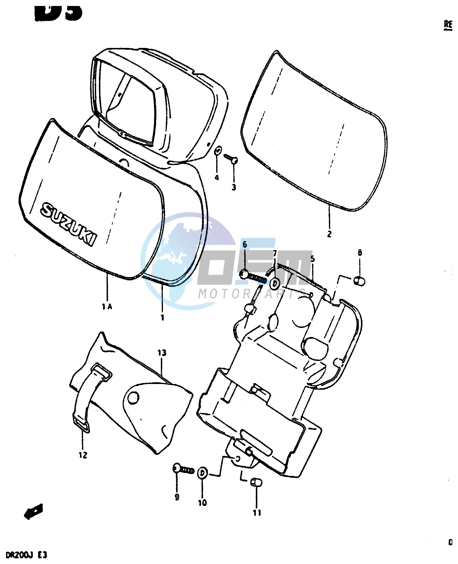 HEADLAMP HOUSING