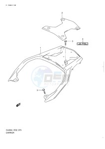 DL650 ABS V-STROM EU-UK drawing CARRIER