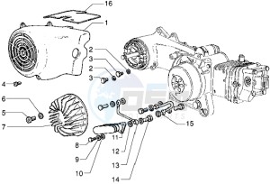 ET4 125 drawing Cooling hood - Oil cooler