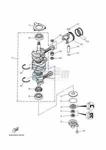 40VEO drawing CRANKSHAFT--PISTON