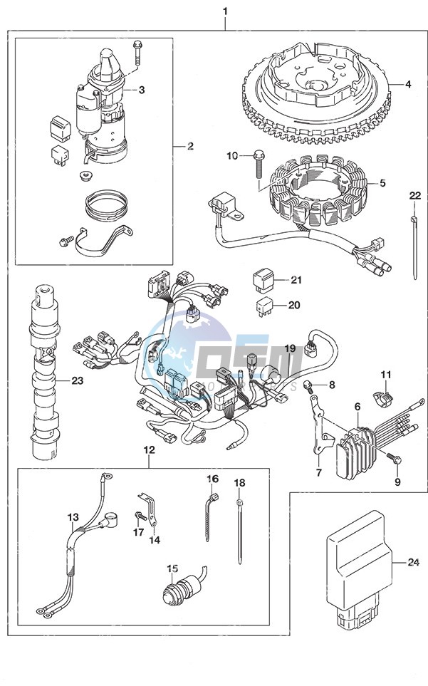 Starting Motor Manual Start