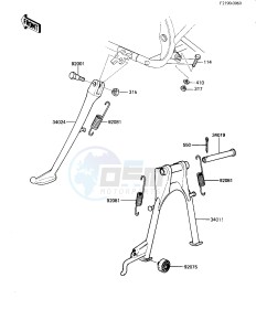 KZ 440 G (G1) drawing STANDS