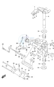 DF 25A drawing Swivel Bracket Remote Control