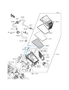 NINJA_250SL BX250AFS XX (EU ME A(FRICA) drawing Air Cleaner