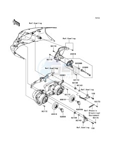 NINJA_ZX-6R ZX600P8F FR GB XX (EU ME A(FRICA) drawing Headlight(s)