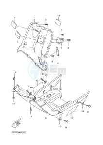 CW50 BOOSTER (5WWN) drawing LEG SHIELD