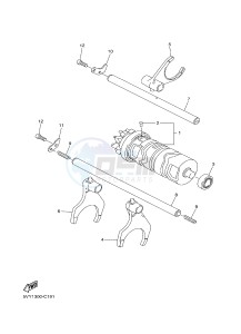 FZ8-N FZ8 (NAKED) 800 (2SH5) drawing SHIFT CAM & FORK