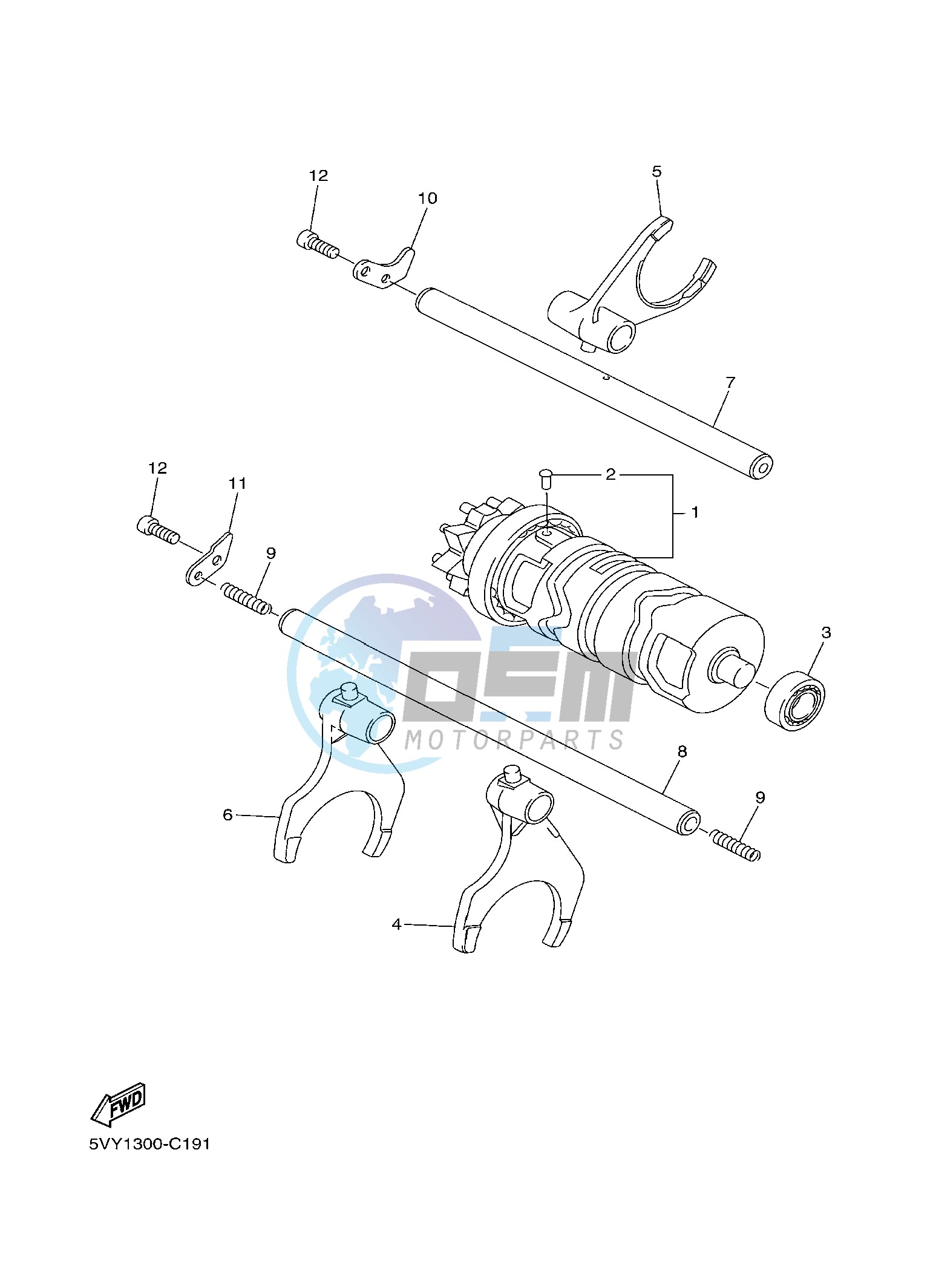 SHIFT CAM & FORK