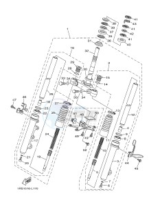 XC100E (1RS2) drawing FRONT FORK