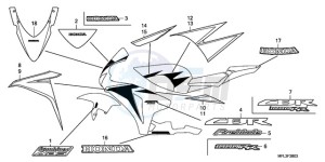 CBR1000RAA F / ABS CMF drawing STRIPE/MARK (4)