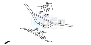 CR80RB drawing HANDLE PIPE/TOP BRIDGE