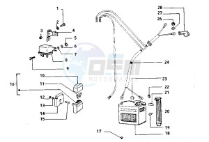 FL2 HP 50 drawing Battery