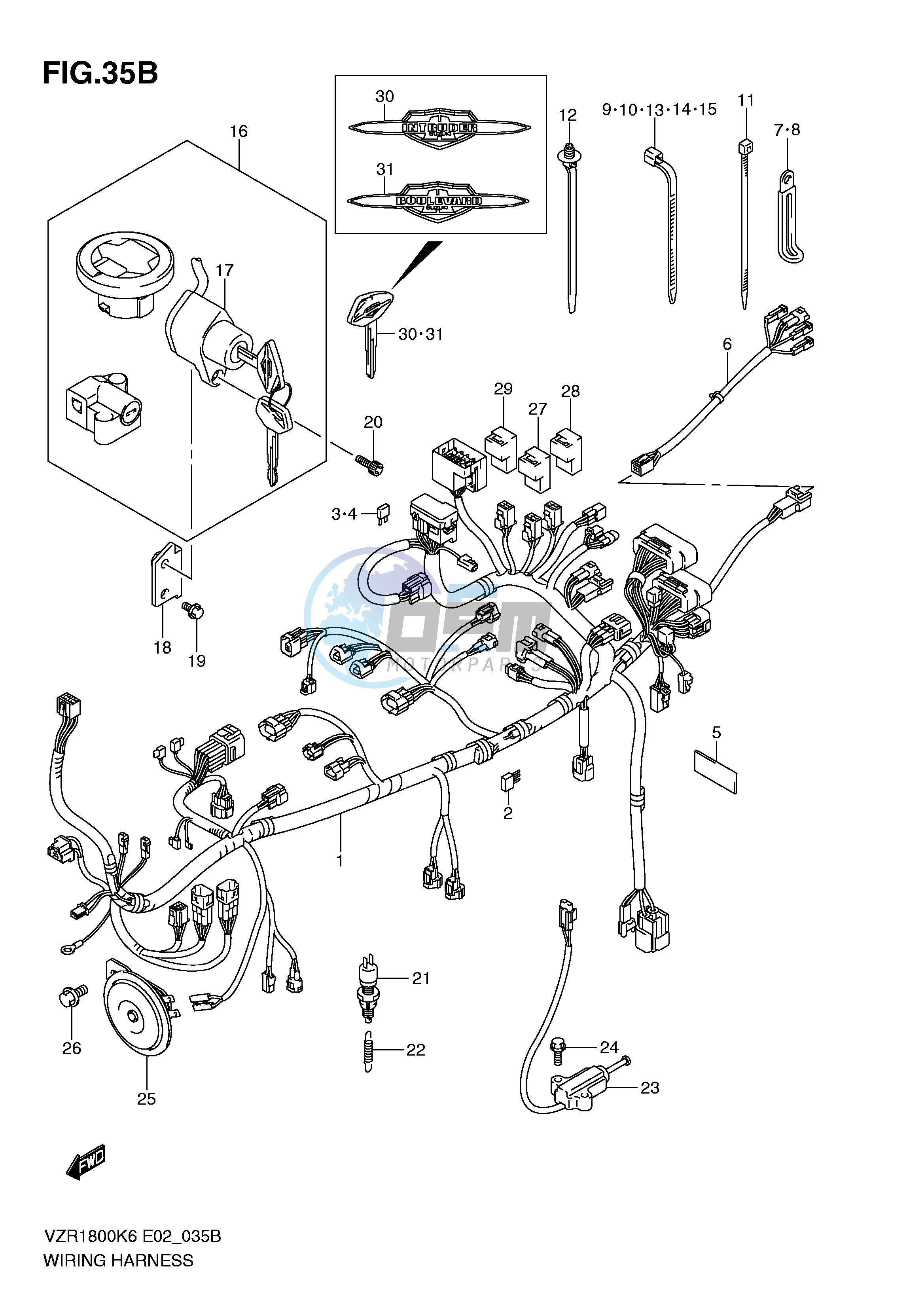 WIRING HARNESS (VZR1800L0 UFL0 ZL0 ZUFL0)