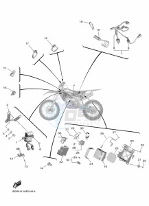 YZ450F (B2W6) drawing ELECTRICAL 2