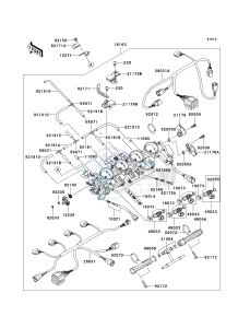 ZX 600 M [NINJA ZX-6RR] (M1) [NINJA ZX-6RR] drawing THROTTLE