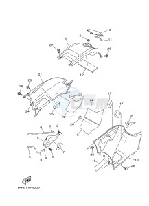 YFM550FWAD YFM550PHF GRIZZLY 550 EPS HUNTER (2LBC) drawing SIDE COVER