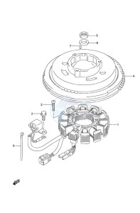 DF 9.9A drawing Magneto w/Remote Control