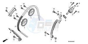 CBR600RR9 BR / MME - (BR / MME) drawing CAM CHAIN/TENSIONER