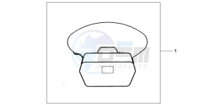 CBF1000T9 F / ABS CMF drawing INNERBAG TOPBOX