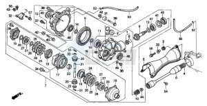 TRX300FW FOURTRAX 300 4X4 drawing FRONT DRIVESHAFT (TRX300)