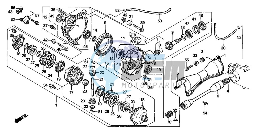 FRONT DRIVESHAFT (TRX300)