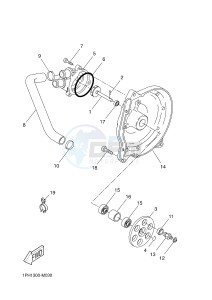 NS50 AEROX (1PH3 1PH3 1PH3) drawing WATER PUMP