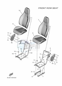 YXF1000EWS YX10FRPSN (B4JC) drawing SEAT