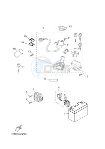 YP125R X-MAX125 X-MAX (2DME 2DME 2DME) drawing ELECTRICAL 1