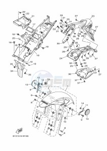 YZF250-A (B1X5) drawing FENDER