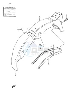 AX100 (E94) drawing REAR FENDER