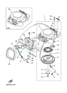 F15A drawing STARTER MOTOR