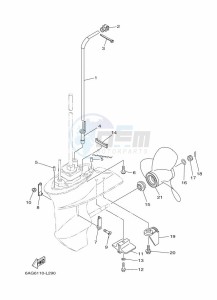 F20LPHA-2013 drawing LOWER-CASING-x-DRIVE-2