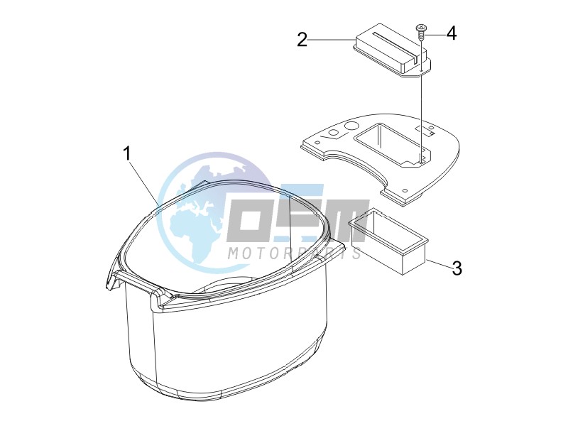 Helmet housing - Undersaddle