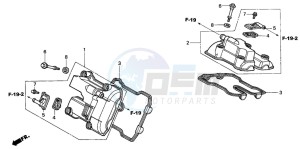 XL1000VA VARADERO drawing CYLINDER HEAD COVER