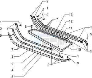 PX 200 E drawing Footboard