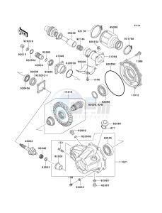 KLF 250 A [BAYOU 250] (A1-A3) [BAYOU 250] drawing DRIVE SHAFT_FINAL GEAR