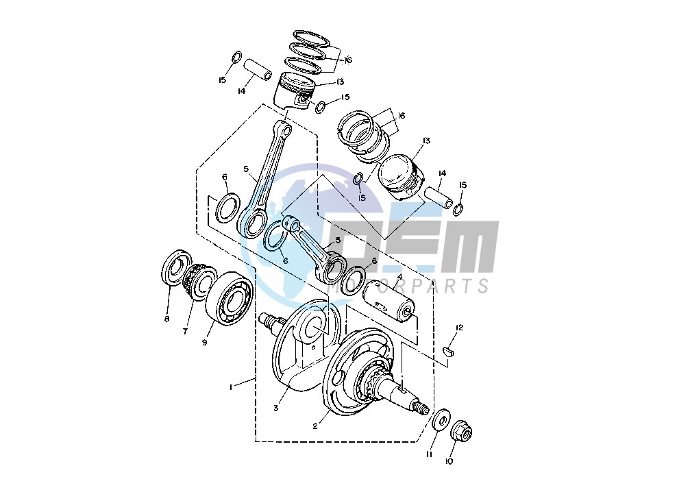 CRANKSHAFT PISTON