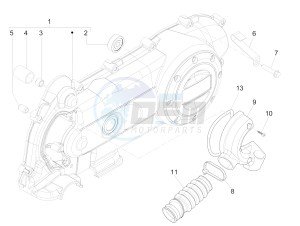 Primavera 50 4T-4V (EMEA) drawing Crankcase cover - Crankcase cooling