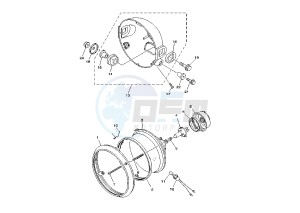 SR 125 drawing HEADLIGHT