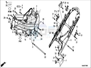 CMX500AH UK - (E) drawing TAILLIGHT