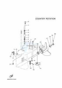 FL150F drawing PROPELLER-HOUSING-AND-TRANSMISSION-4